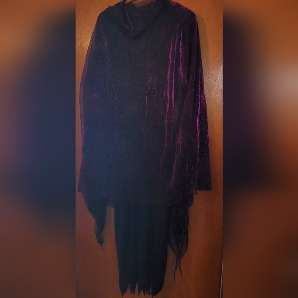 Elegant Witch Hallowe'en Costume size adult small, unique! - Picture 3 of 7